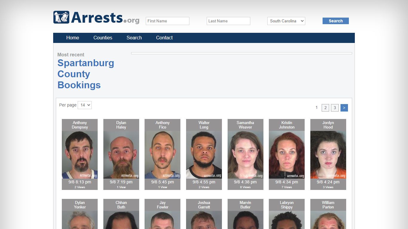 Spartanburg County Arrests and Inmate Search